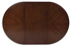 Lavinton Tan/Brown Extension Dining Table and 6 Chairs - Ornate Home