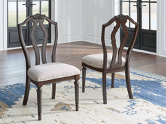 Lavinton Tan/Brown Extension Dining Table and 6 Chairs - Ornate Home