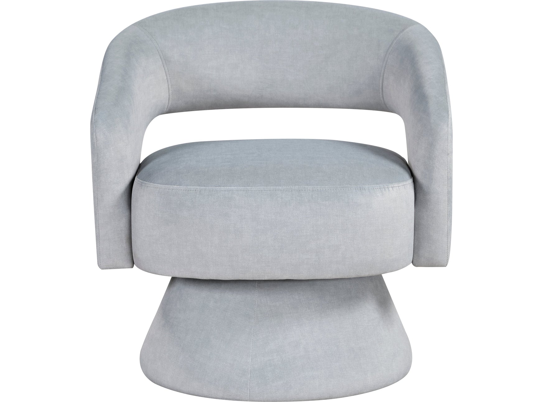 Lavon Gray Swivel Chair - Ornate Home