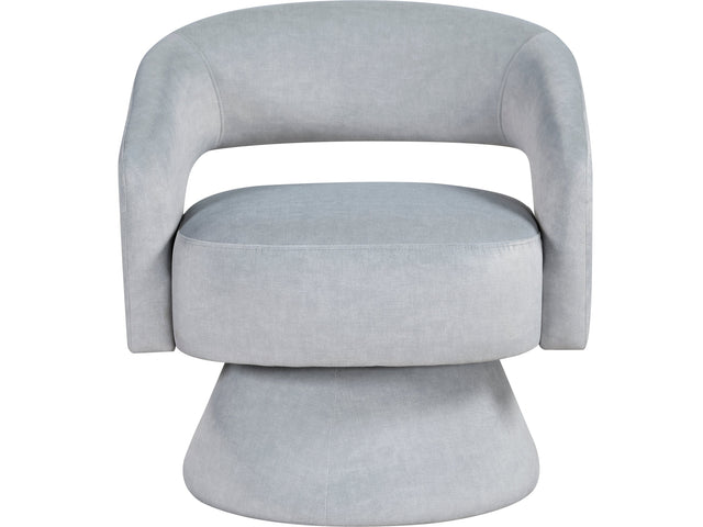 Lavon Gray Swivel Chair - Ornate Home