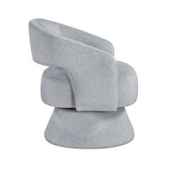 Lavon Gray Swivel Chair - Ornate Home