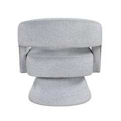 Lavon Gray Swivel Chair - Ornate Home