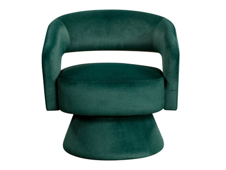 Lavon Green Swivel Chair - Ornate Home