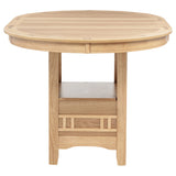 Lavon Light Oak 5-piece Oval Counter Height Dining Set - Ornate Home