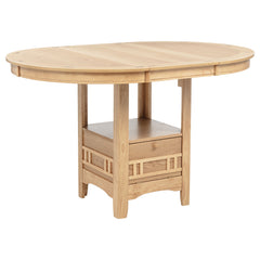 Lavon Light Oak 5-piece Oval Counter Height Dining Set - Ornate Home