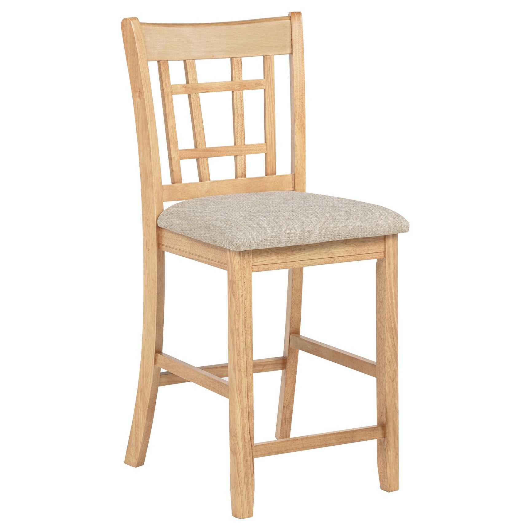 Lavon Light Oak 5-piece Oval Counter Height Dining Set - Ornate Home