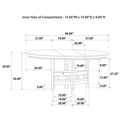Lavon Light Oak 5-piece Oval Extension Leaf Dining Set - Ornate Home