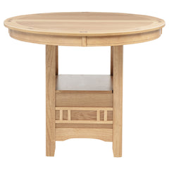 Lavon Light Oak Oval 60-inch Counter Height Extension Dining Table - Ornate Home