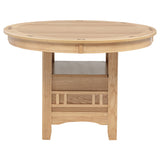 Lavon Light Oak Oval 60-inch Wood Extension Leaf Dining Table - Ornate Home