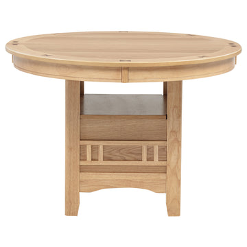 Lavon Light Oak Oval 60-inch Wood Extension Leaf Dining Table - Ornate Home