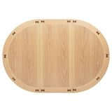 Lavon Light Oak Oval 60-inch Wood Extension Leaf Dining Table - Ornate Home