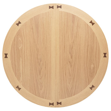 Lavon Light Oak Oval 60-inch Wood Extension Leaf Dining Table - Ornate Home