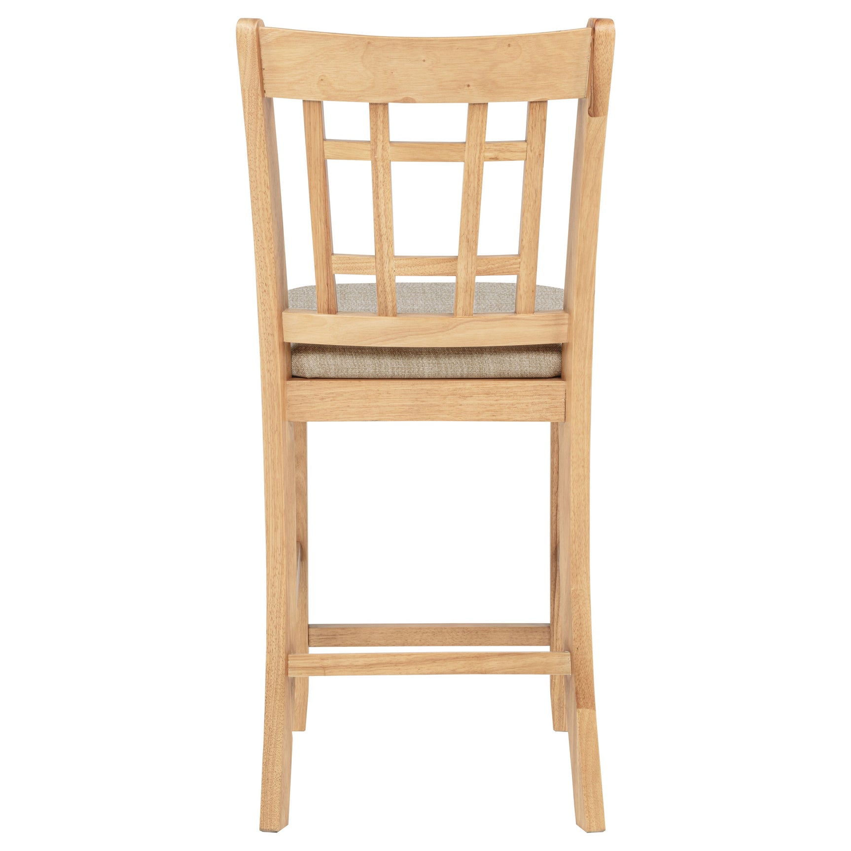 Lavon Linen/Light Oak Wood Counter Height Dining Chair (Set of 2) - Ornate Home