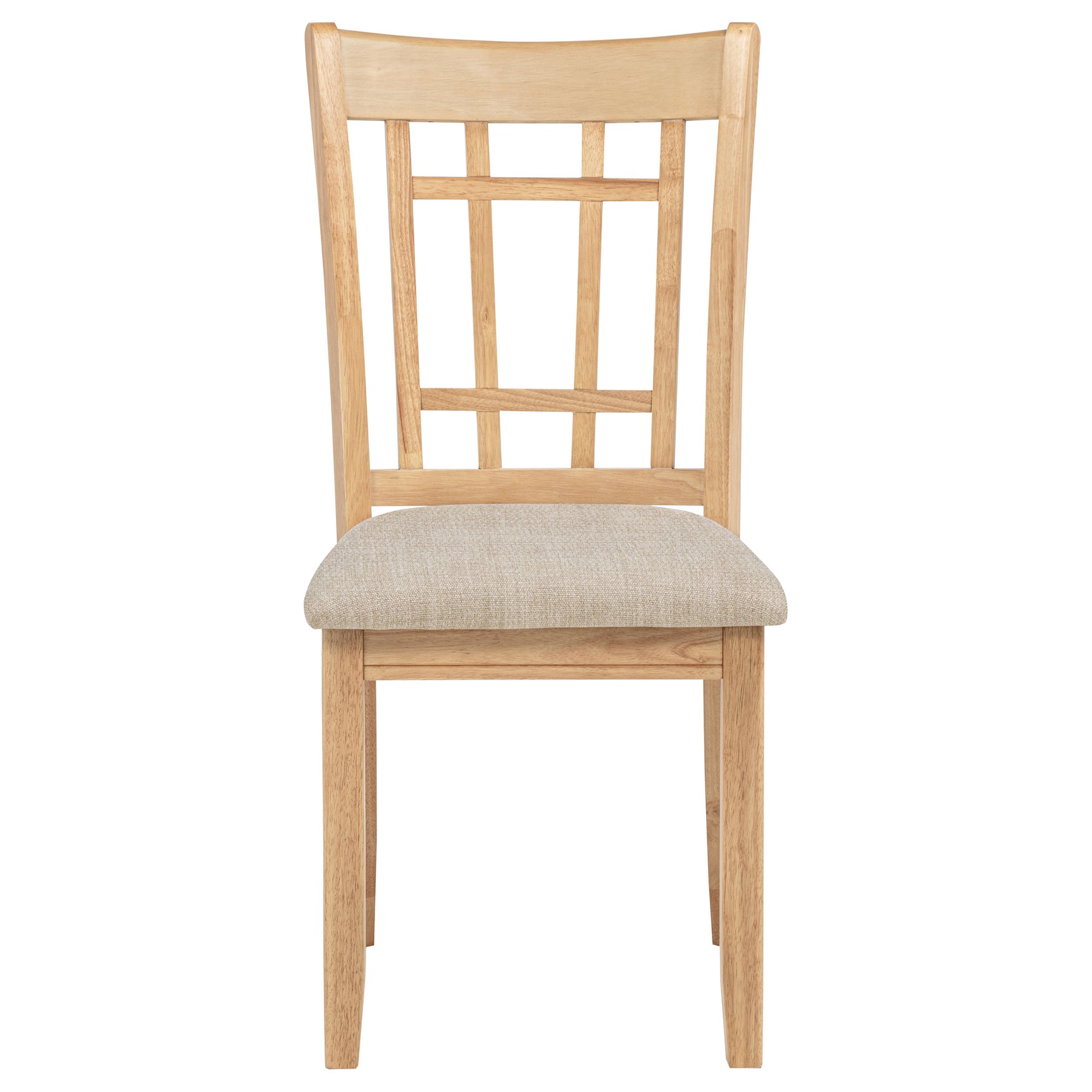 Lavon Linen/Light Oak Wood Dining Side Chair (Set of 2) - Ornate Home