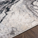 Lawigan Gray Marble Rug - Clearance - Ornate Home