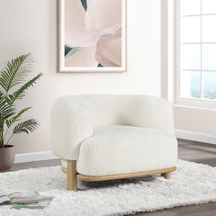 Lawler Ivory Accent Chair - Ornate Home
