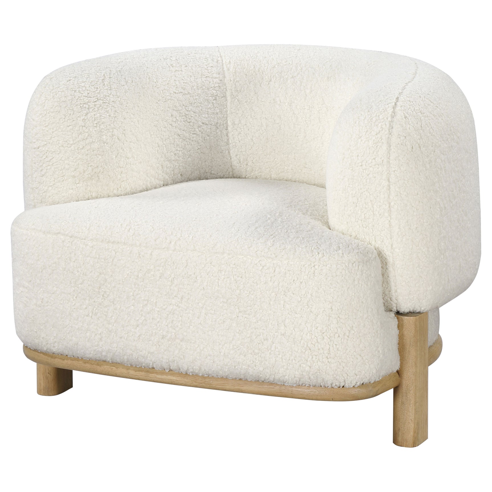Lawler Ivory Accent Chair - Ornate Home