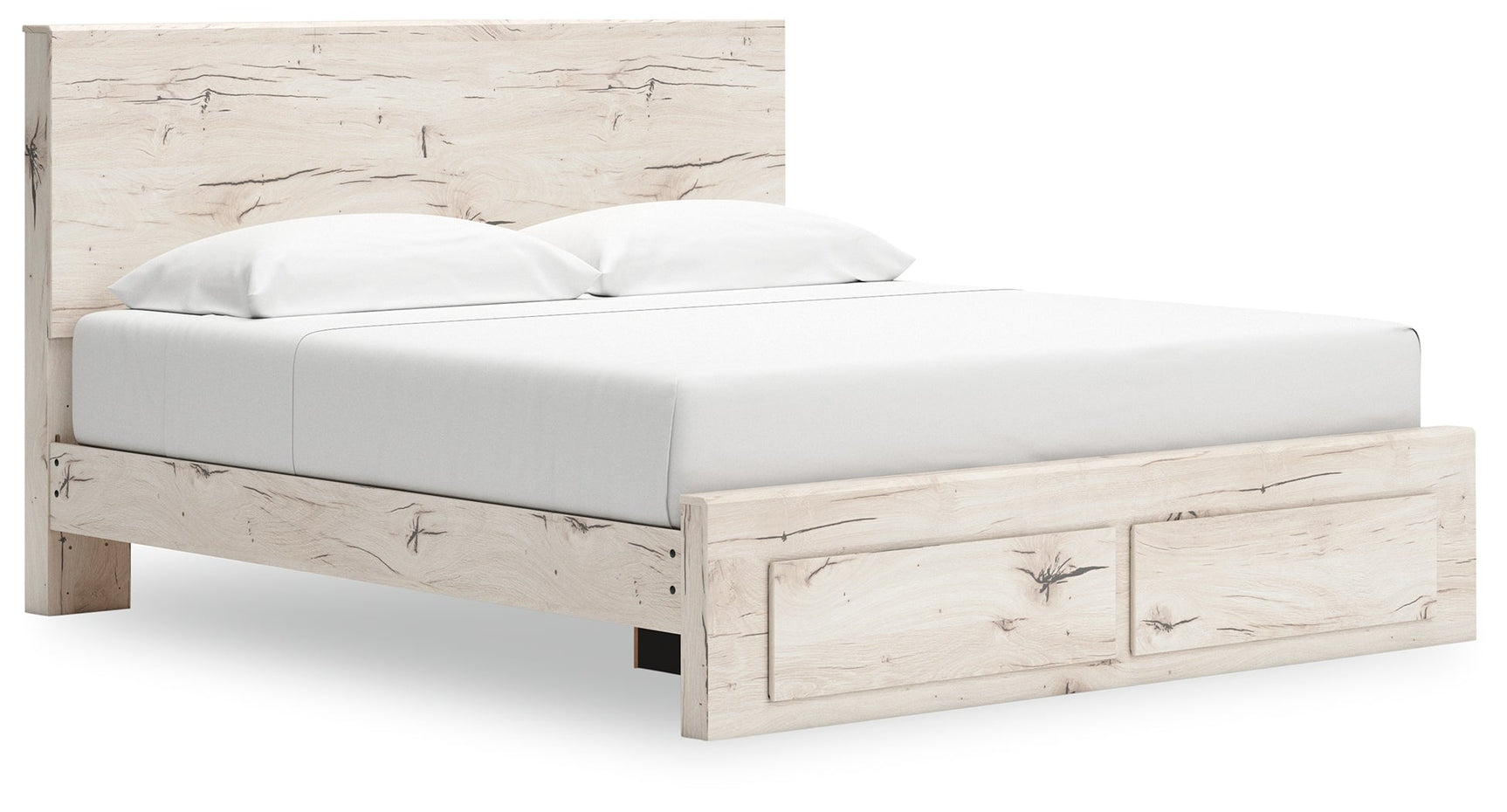Lawroy King Panel Storage Bed, Dresser, Mirror and Nightstand (Online Special Price) - Ornate Home