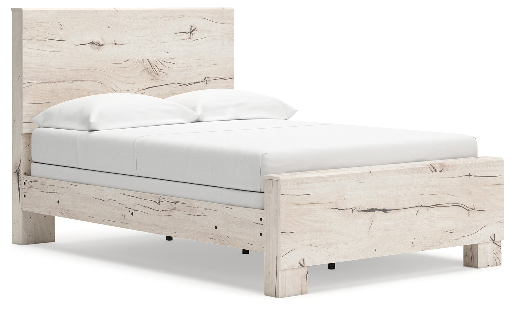 Lawroy Light Natural Full Panel Bed & Dresser & Mirror (Online Special Price) - Ornate Home
