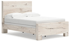 Lawroy Light Natural Full Panel Bed & Dresser & Mirror - Ornate Home