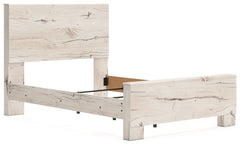 Lawroy Light Natural Full Panel Bed & Dresser & Mirror - Ornate Home
