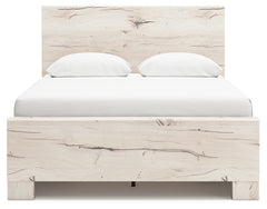 Lawroy Light Natural Full Panel Bed with 2 Storage - Ornate Home