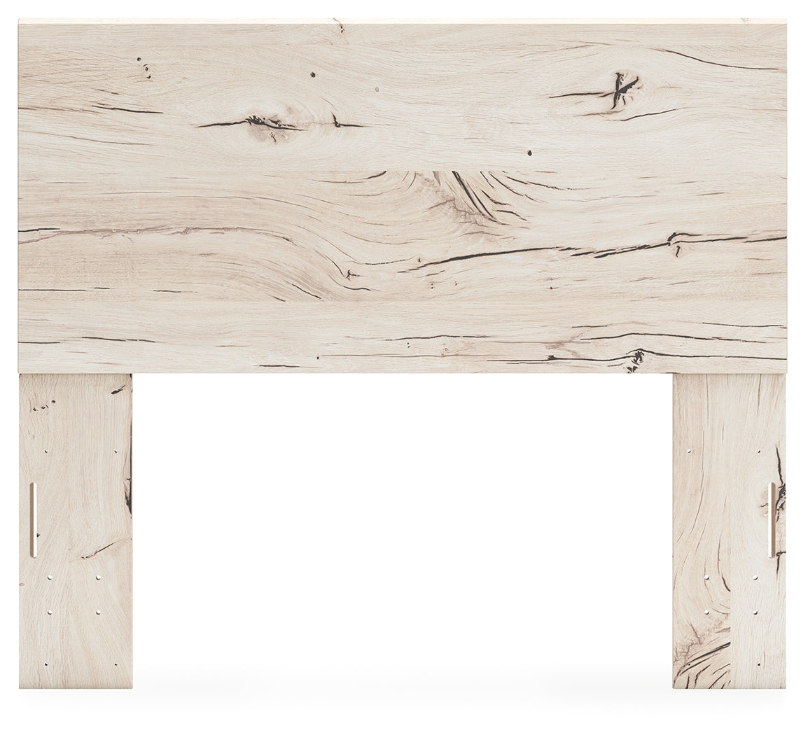 Lawroy Light Natural Full Panel Headboard & Dresser & Mirror - Ornate Home