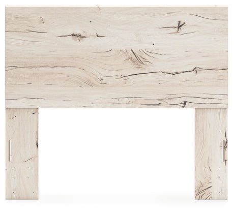 Lawroy Light Natural Full Panel Headboard & Dresser & Mirror - Ornate Home