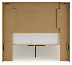 Lawroy Light Natural Full Panel Storage Bedroom Set with Dresser, Mirror and Nightstand - Ornate Home