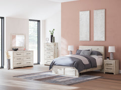Lawroy Light Natural Full Panel Storage Youth Bed 2 Drawers - Ornate Home