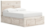 Lawroy Light Natural Full Panel Storage Youth Bed 6 Drawers - Ornate Home