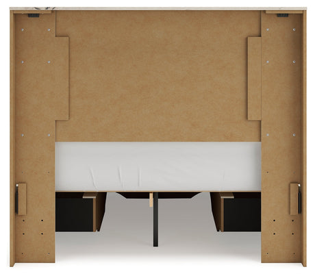 Lawroy Light Natural Full Panel Storage Youth Bed 6 Drawers - Ornate Home