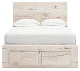 Lawroy Light Natural Full Storage Bedroom Set with Nightstand (Online Special Price) - Ornate Home