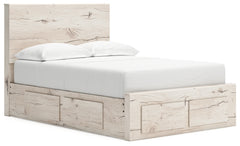 Lawroy Light Natural Full Storage Bedroom Set with Nightstand - Ornate Home