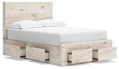 Lawroy Light Natural Full Storage Bedroom Set with Nightstand - Ornate Home