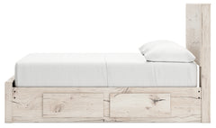 Lawroy Light Natural Full Storage Bedroom Set with Nightstand - Ornate Home
