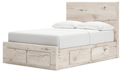Lawroy Light Natural Full Storage Bedroom Set with Nightstand - Ornate Home