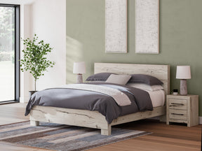 Lawroy Light Natural King Panel Bed (Online Special Price) - Ornate Home