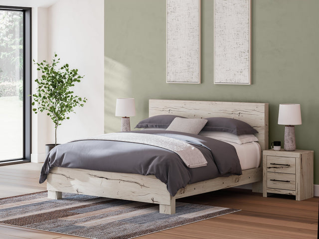 Lawroy Light Natural King Panel Bed (Online Special Price) - Ornate Home
