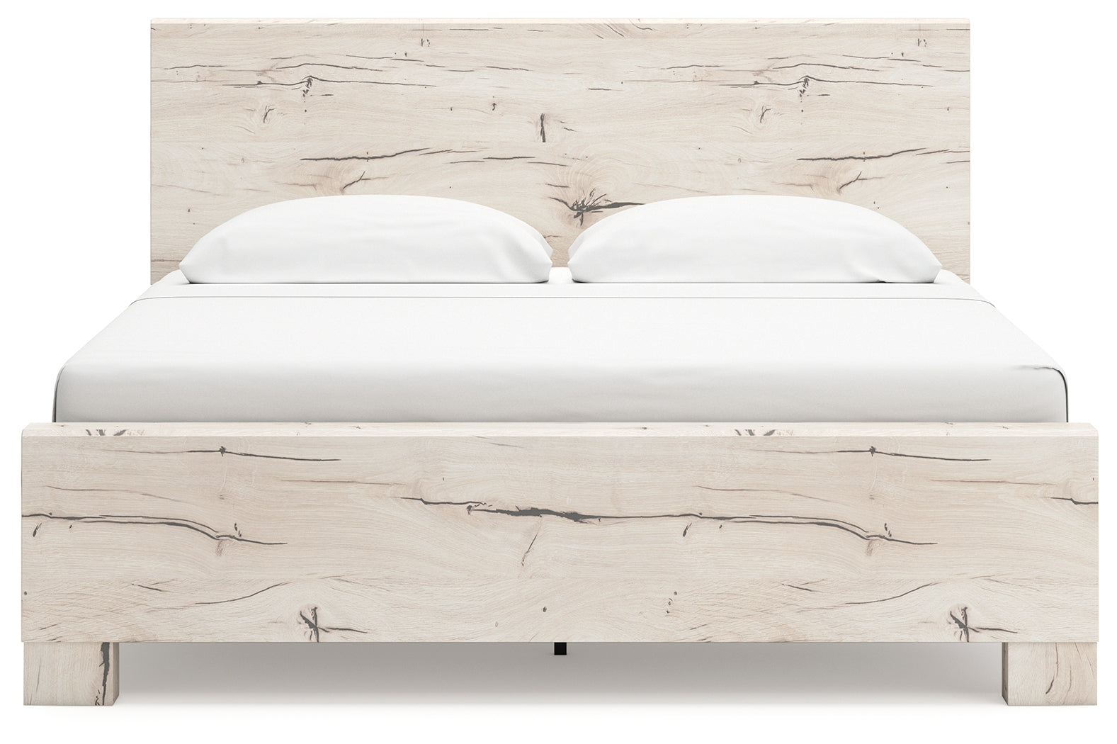 Lawroy Light Natural King Panel Bed (Online Special Price) - Ornate Home