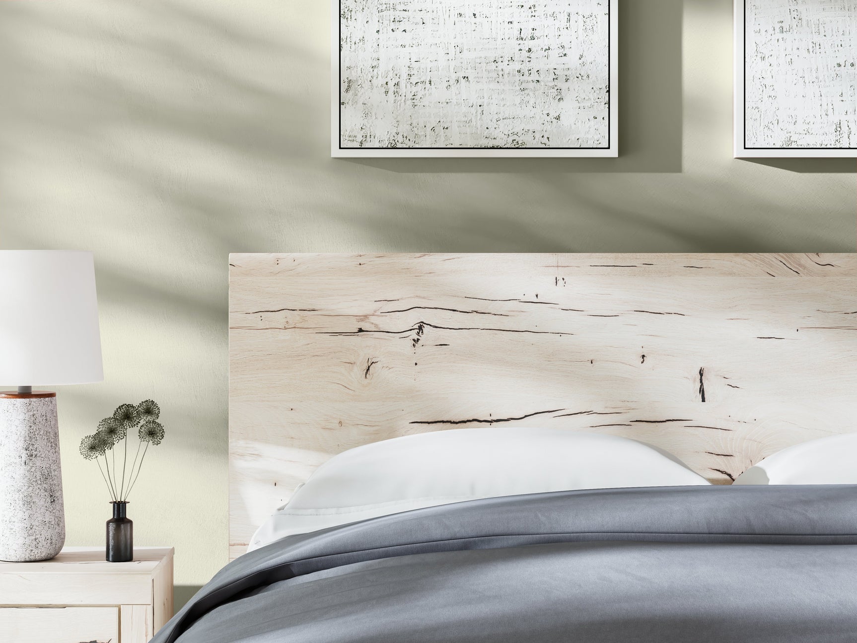 Lawroy Light Natural King Panel Bed (Online Special Price) - Ornate Home