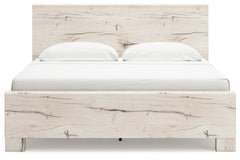 Lawroy Light Natural King Panel Bed - Ornate Home