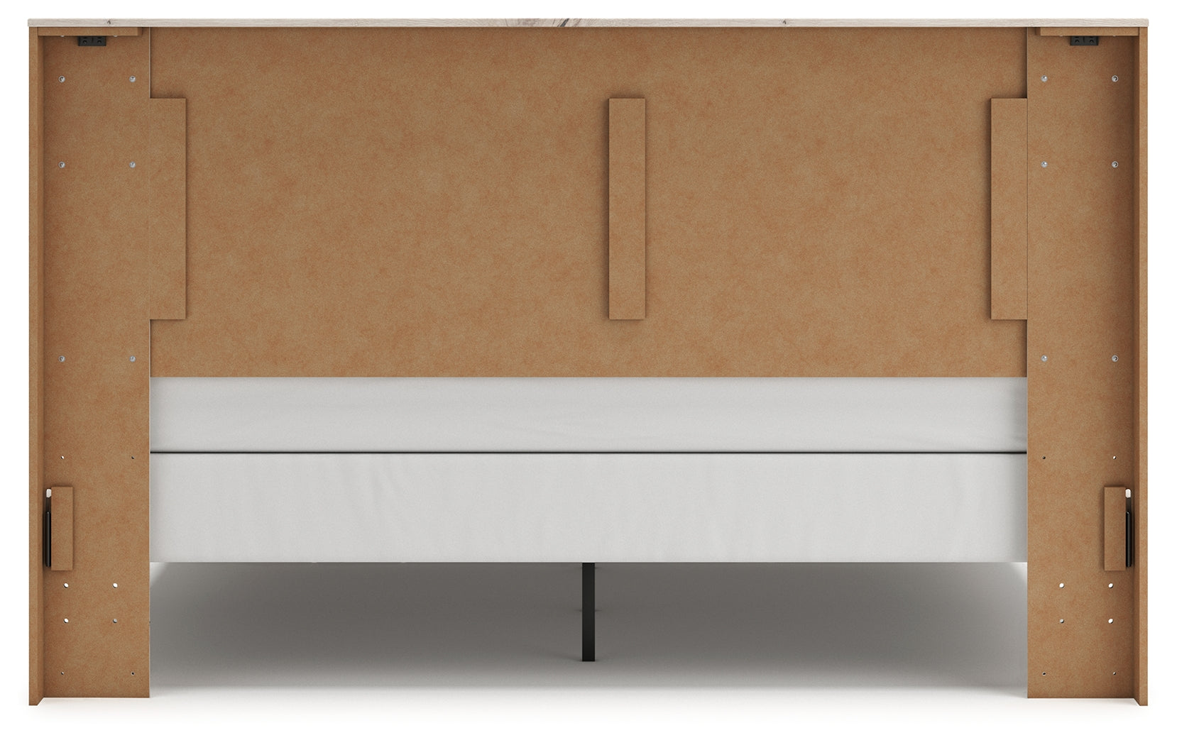 Lawroy Light Natural King Panel Bed - Ornate Home