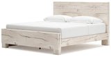 Lawroy Light Natural King Panel Bed with Storage (Online Special Price) - Ornate Home