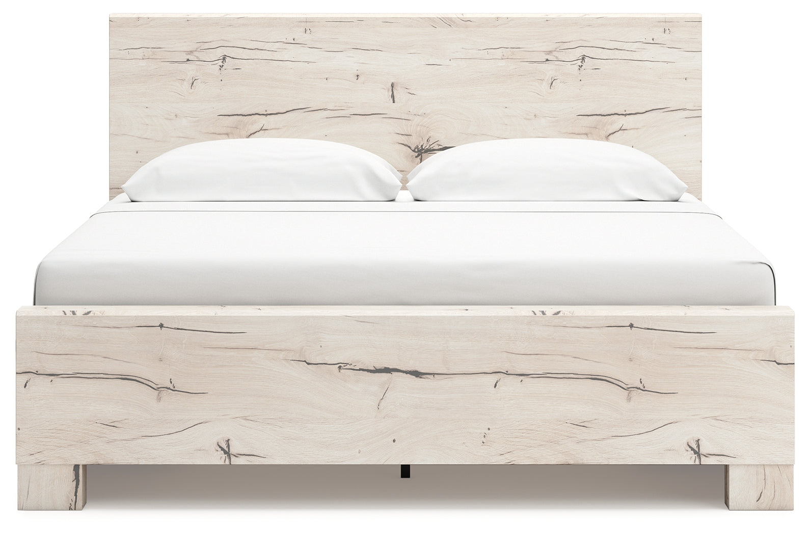 Lawroy Light Natural King Panel Bed with Storage (Online Special Price) - Ornate Home