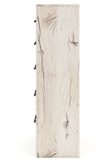 Lawroy Light Natural King Panel Bedroom Set with Dresser, Mirror, Chest and Nightstand - Ornate Home