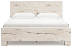 Lawroy Light Natural King Panel Bedroom Set with Dresser, Mirror, Chest and Nightstand - Ornate Home