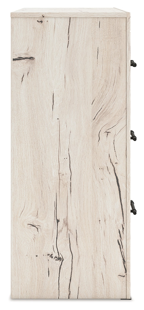 Lawroy Light Natural King Storage Bed & Dresser & Nightstand (Online Special Price) - Ornate Home