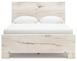 Lawroy Light Natural Queen Panel Bed & Dresser & Mirror & Nightstand - Ornate Home