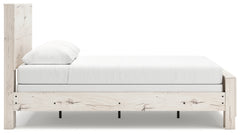 Lawroy Light Natural Queen Panel Bed & Dresser & Mirror - Ornate Home